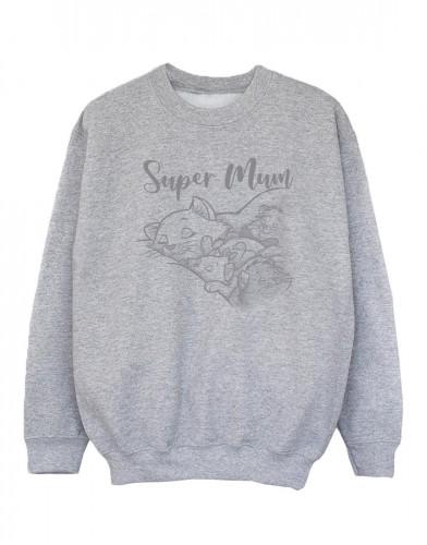 Disney Girls de Aristocats Marie Super Mum Sweatshirt 9-11 Years wit