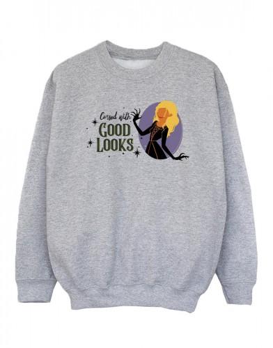 Disney meisjes Hocus Pocus vervloekte Sarah Sweatshirt 9-11 Years wit