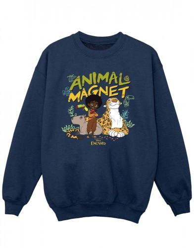 Disney Encanto sweatshirt met dierenmagneet voor meisjes 5-6 Years wit