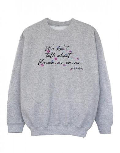 Disney Girls Encanto We praten niet over Bruno Nee Nee Sweatshirt 9-11 Years wit