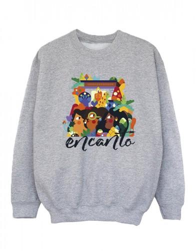 Disney meisjes Encanto zusters Sweatshirt 9-11 Years wit