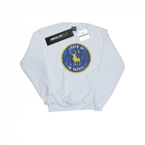 Disney Girls Frozen 2 Sven Ik ben opgegroeid in de natuur Sweatshirt 9-11 Years wit