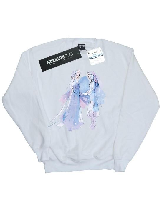 Disney Girls Frozen 2 Elsa Anna Sisters Schetssweater 12-13 wit