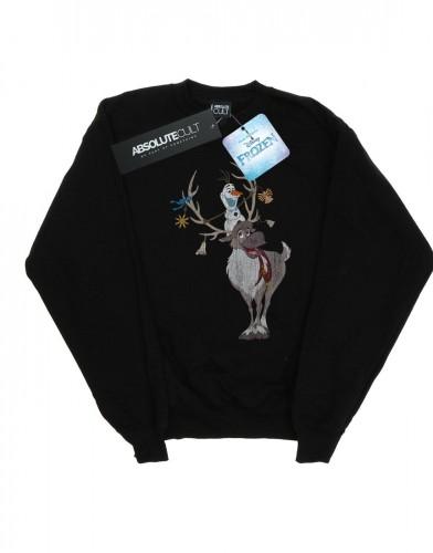 Disney Girls Frozen Sven en Olaf Kerstversiering Sweatshirt 12-13 wit