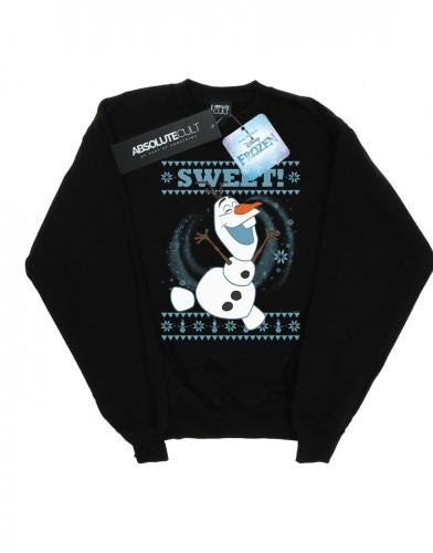 Disney Girls Frozen Olaf Zoet kerstsweater 9-11 Years wit
