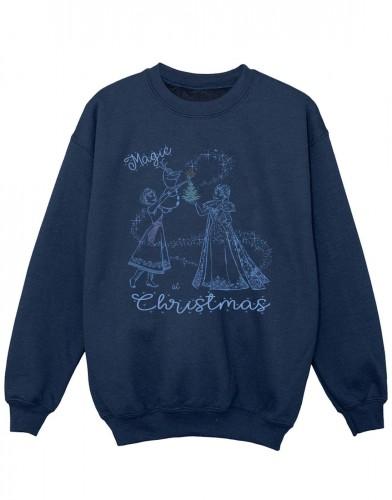 Disney Frozen Magic Kerstsweater voor meisjes 5-6 Years wit