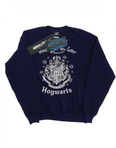 Harry Potter Girls Zweinstein wachten op mijn brief Sweatshirt 7-8 Years wit