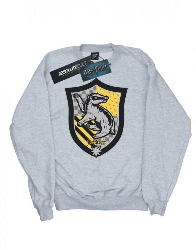 Harry Potter meisjes Huffelpuf Crest plat sweatshirt 9-11 Years wit