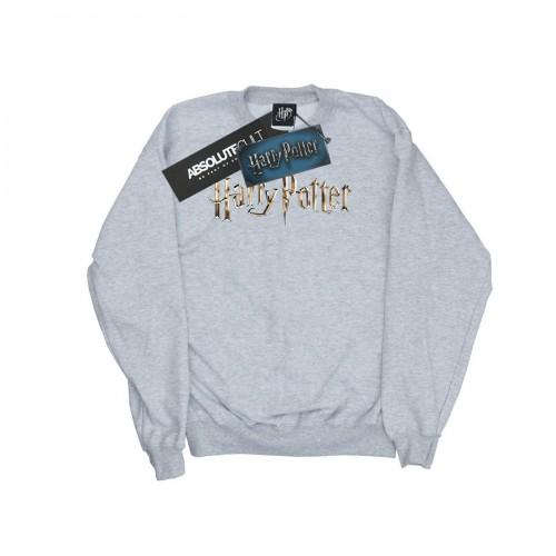 Harry Potter Sweatshirt met logo in kleur voor meisjes 9-11 Years wit