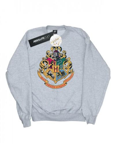 Harry Potter meisjes Zweinstein Crest gouden inkt Sweatshirt 9-11 Years wit