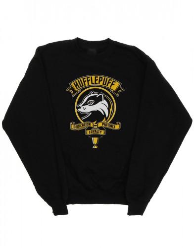 Harry Potter meisjes Huffelpuf Toon Crest Sweatshirt 9-11 Years wit