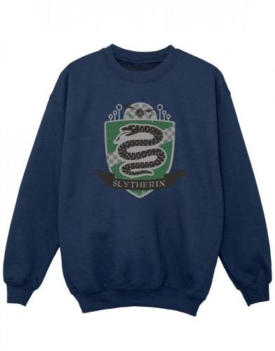 Harry Potter meisjes Zwadderich sweatshirt met badge op de borst 5-6 Years wit