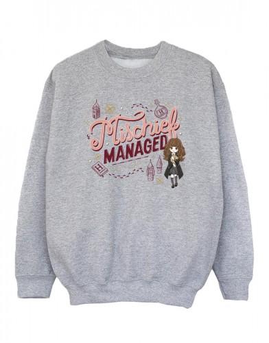 Harry Potter Girls Mischief Managed Hermelien Sweatshirt 9-11 Years wit
