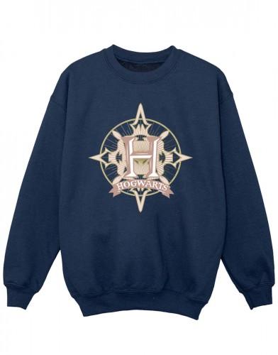 Harry Potter meisjes Zweinstein Sneeuwvlok Sweatshirt 5-6 Years wit