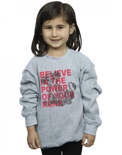Disney Girls The Lion King Power Of Roar-trui 9-11 Years wit