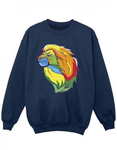 Disney Girls The Lion King kleuren sweatshirt 5-6 Years wit