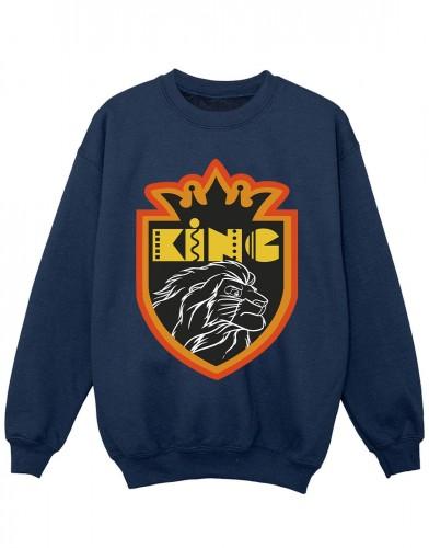 Disney Girls The Lion King Crest-sweatshirt 5-6 Years wit