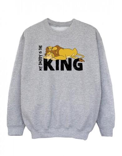 Disney Girls The Lion King Daddy Is King Sweatshirt 9-11 Years wit