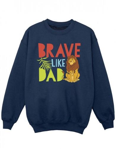 Disney Girls The Lion King Dapper als papa Sweatshirt 5-6 Years wit
