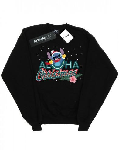 Disney meisjes Lilo en Stitch Aloha kerstsweater 7-8 Years wit