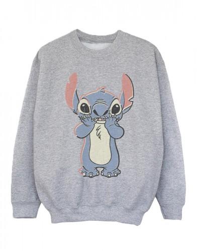 Disney Lilo en Stitch sweatshirt met grote print voor meisjes 9-11 Years wit