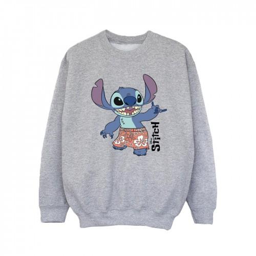 Disney meisjes lilo & stitch bermudashortsweater 9-11 Years wit