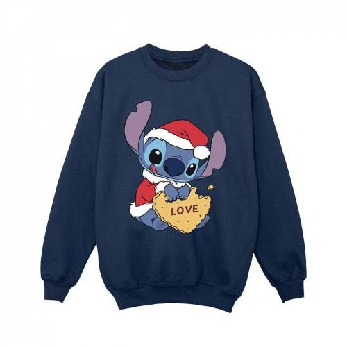 Disney Lilo en Stitch Christmas Love Biscuit-sweater voor meisjes 5-6 Years wit