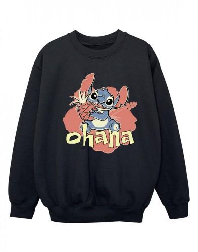 Disney Lilo en Stitch Ohana ananassweater voor meisjes 5-6 Years wit