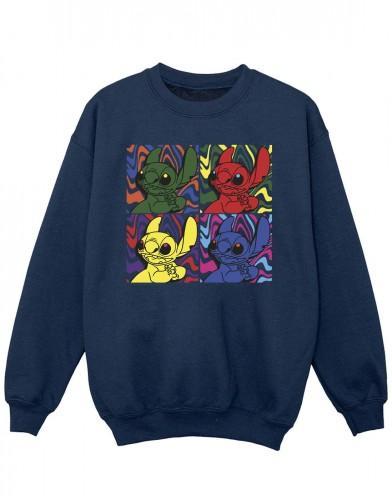 Disney meisjes Lilo & Stitch pop-art sweatshirt 5-6 Years wit
