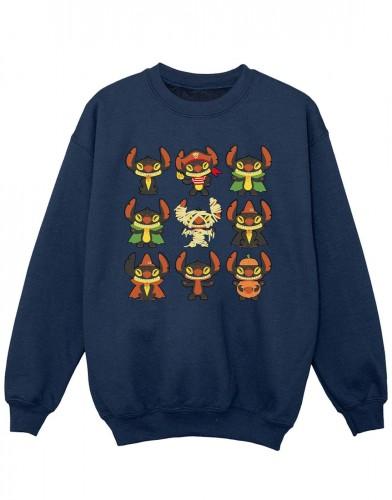 Disney meisjes Lilo & Stitch Halloween-kostuums Sweatshirt 5-6 Years wit