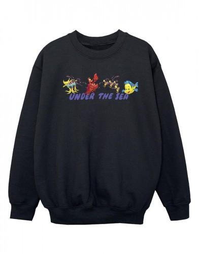 Disney Girls De kleine zeemeermin onder de zee Sweatshirt 5-6 Years wit