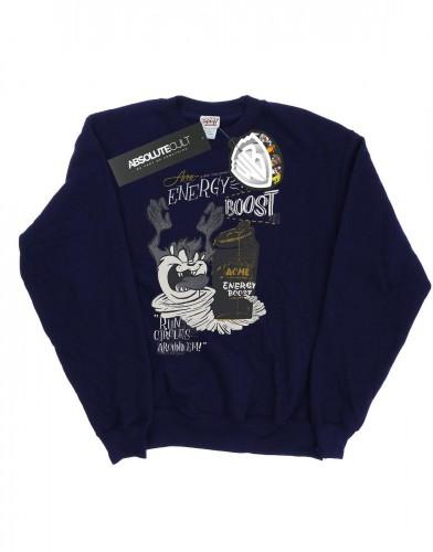 Looney Tunes Taz Energy Boost-sweatshirt voor meisjes 7-8 Years wit