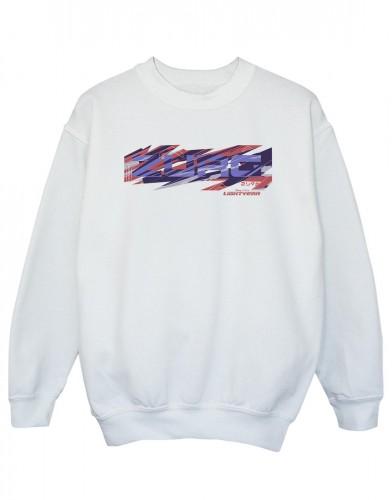 Disney Girls Lightyear Zurg Graphic Titel Sweatshirt 5-6 Years wit