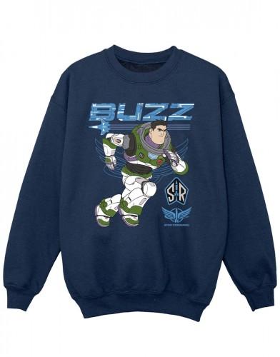 Disney Lightyear Buzz Run To Action-sweatshirt voor meisjes 5-6 Years wit