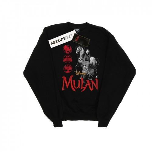 Disney Mulan Movie Horse Pose-sweatshirt voor meisjes 9-11 Years wit