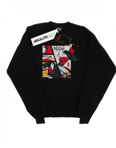 Disney Girls Mulan Movie Comic Style Sweatshirt 9-11 Years wit