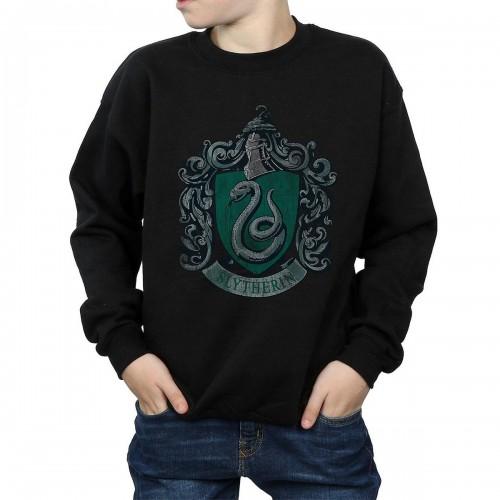 Harry Potter Boys Slytherin Cotton Sweatshirt 12-13 zwart