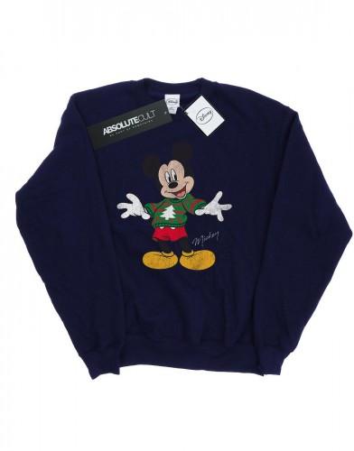Disney Mickey Mouse kersttrui voor meisjes 7-8 Years wit