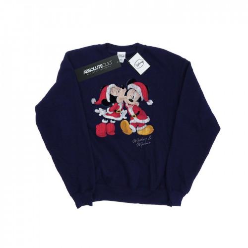 Disney meisjes Mickey en Minnie kerstkus sweatshirt 7-8 Years wit