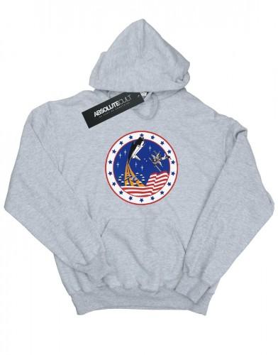 NASA jongens klassieke Rocket 76 hoodie 9-11 Years wit