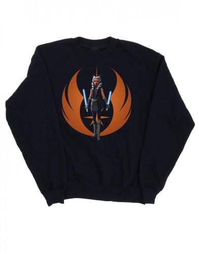 Star Wars meisjes Clone Wars Ahsoka Rebel Pose Sweatshirt 7-8 Years wit