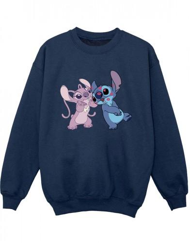 Disney Lilo & Stitch Kisses-trui voor jongens 12-13 wit