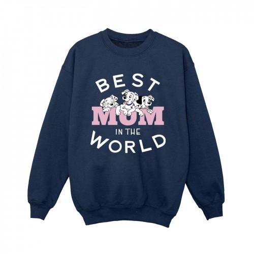 Disney Boys 101 Dalmatiërs beste moeder ter wereld Sweatshirt 5-6 Years zwart