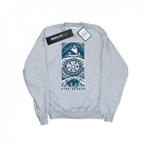 Disney Girls Moana Star Reader-sweatshirt 12-13 wit