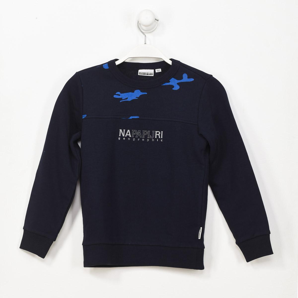 Napapijri GA4EPU Crew Neck Sweatshirt voor jongens 8 AÑOS blauw