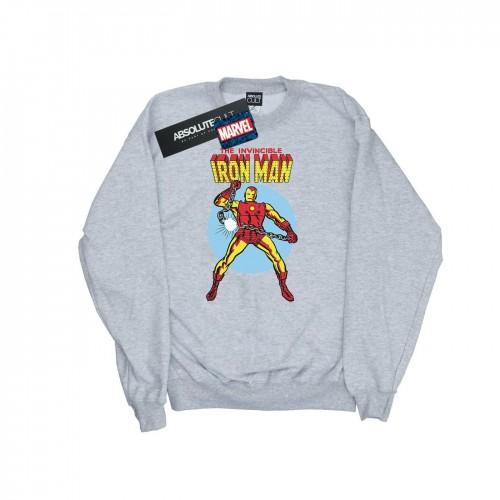 Marvel Girls het onoverwinnelijke Iron Man-sweatshirt 9-11 Years wit