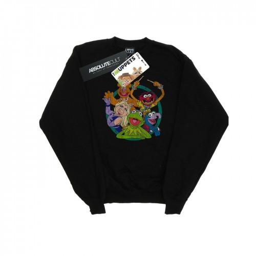 Disney Girls The Muppets Group Circle-sweatshirt 12-13 wit