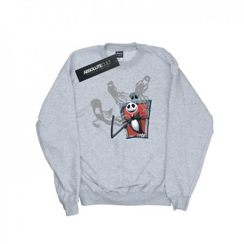 Disney Girls Nightmare Before Christmas Ghosts of Jack Sweatshirt 9-11 Years wit