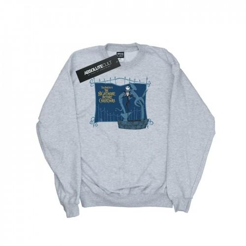 Disney Girls Nightmare Before Christmas Jack en de bron Sweatshirt 9-11 Years wit