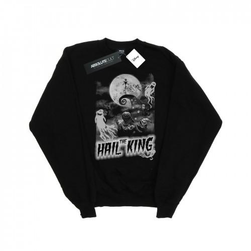 Disney Girls Nightmare Before Christmas Hail The King Sweatshirt 12-13 wit